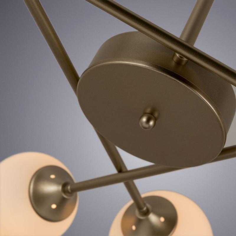 Потолочная люстра Arte Lamp Marco A2703PL-6SG, диаметр 81 см, золото