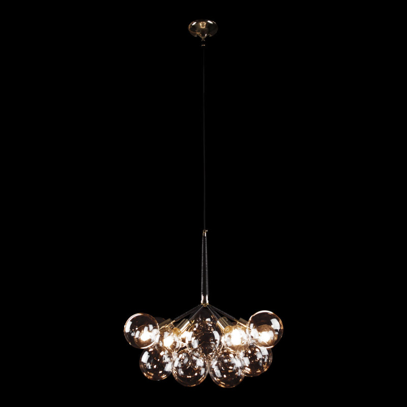 Светильник *75 см, 6*E27*40W, Loft It 10048/6 Black Bunch, Черный, золото