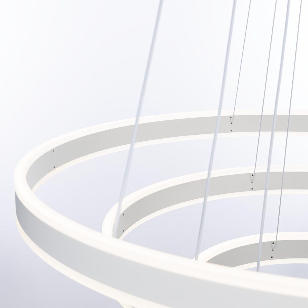 Люстра 80*120 см LED*195 W, 3000 / 5500 К Citilux Дуэт Белый CL719680