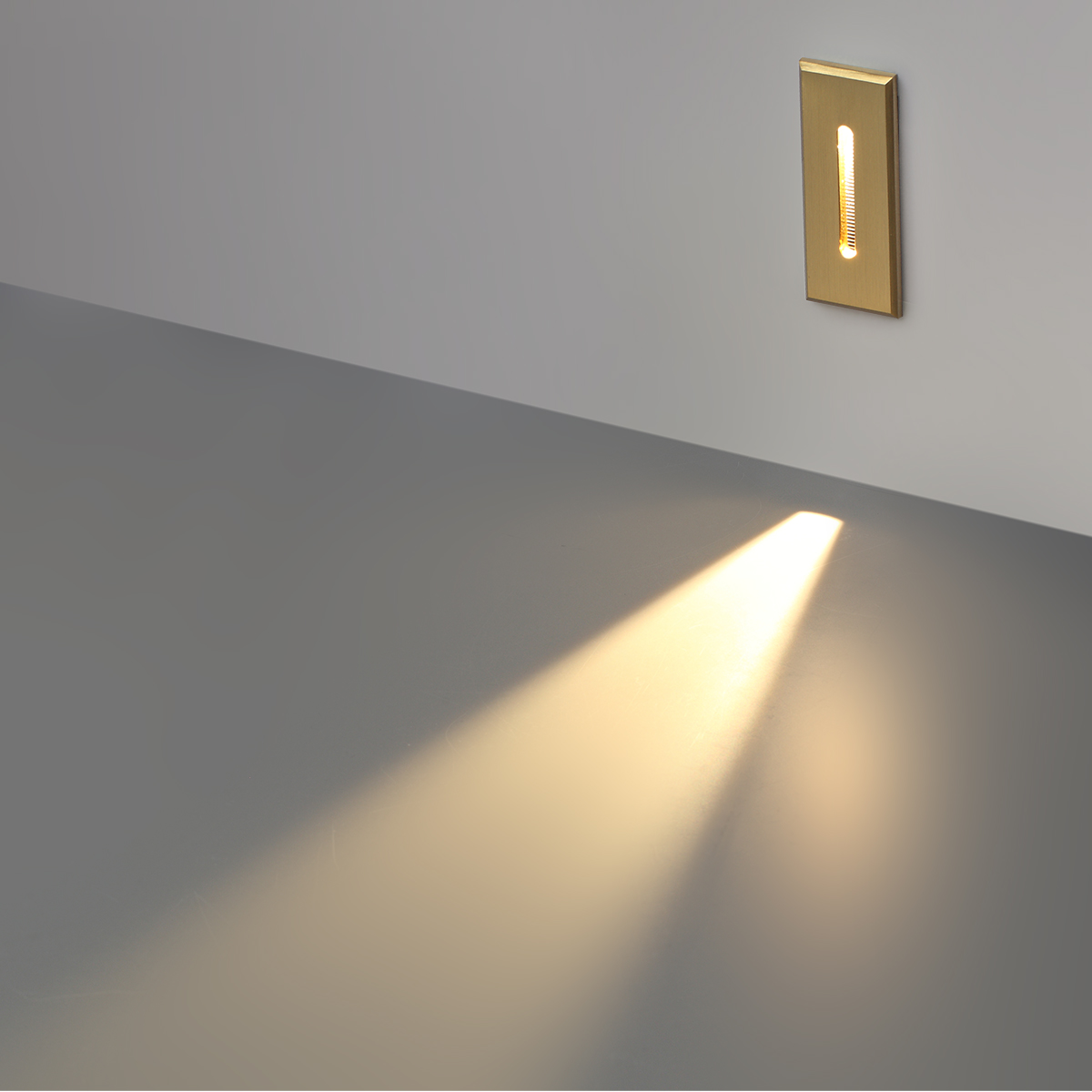Подсветка для лестниц 9 см, 3W, 3000K, Odeon Light  7056/3WL, латунь
