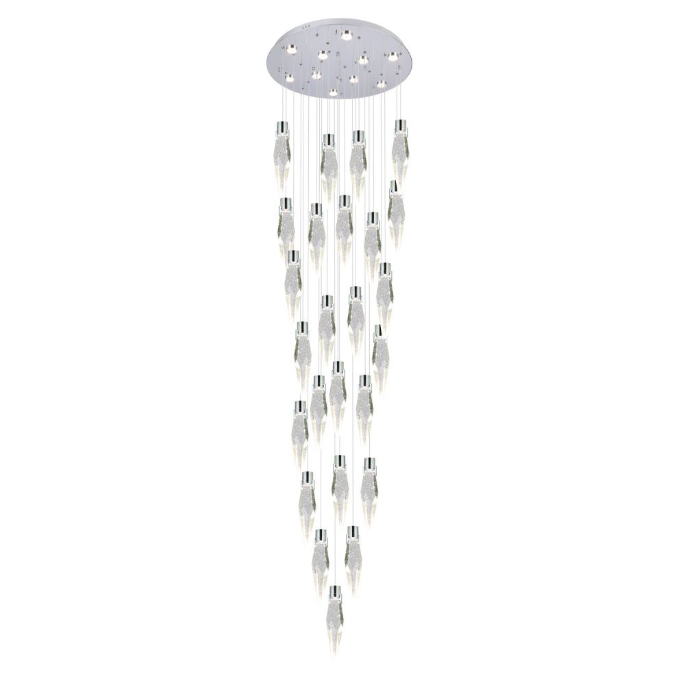 Люстра 70*300 см, *LED*175W, 4000K, Modelux  ML.89180.25 CR, Хром