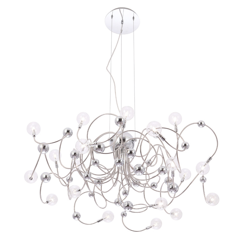 Люстра 80*30 см, 20*LED G4 *2W Хром Crystal Lux MEDUSA SP20 CHROME