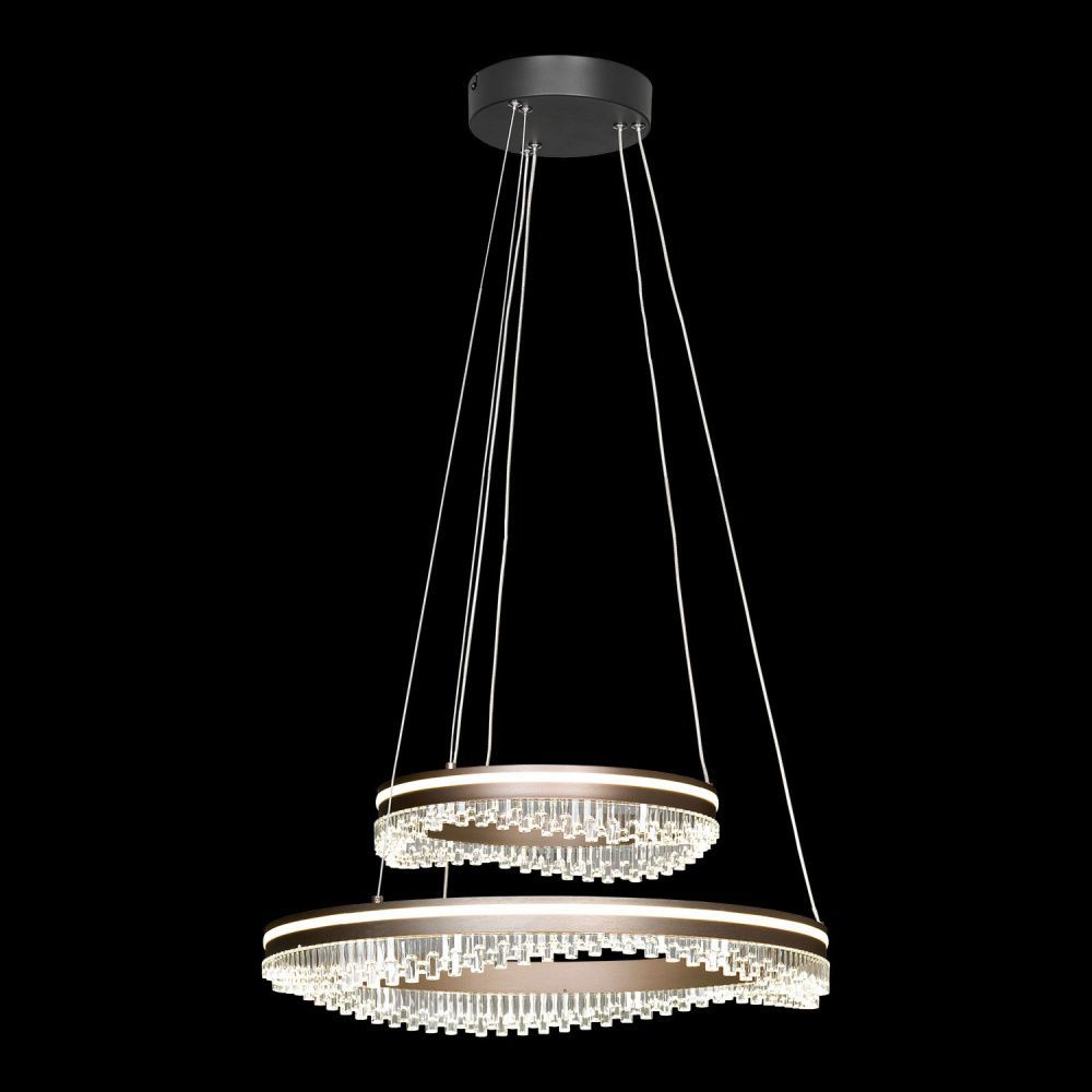 Люстра подвесная *50*45-150 см, 1*LED*50W, 4000K, Lussole Hardin LSP-7428, коричневый