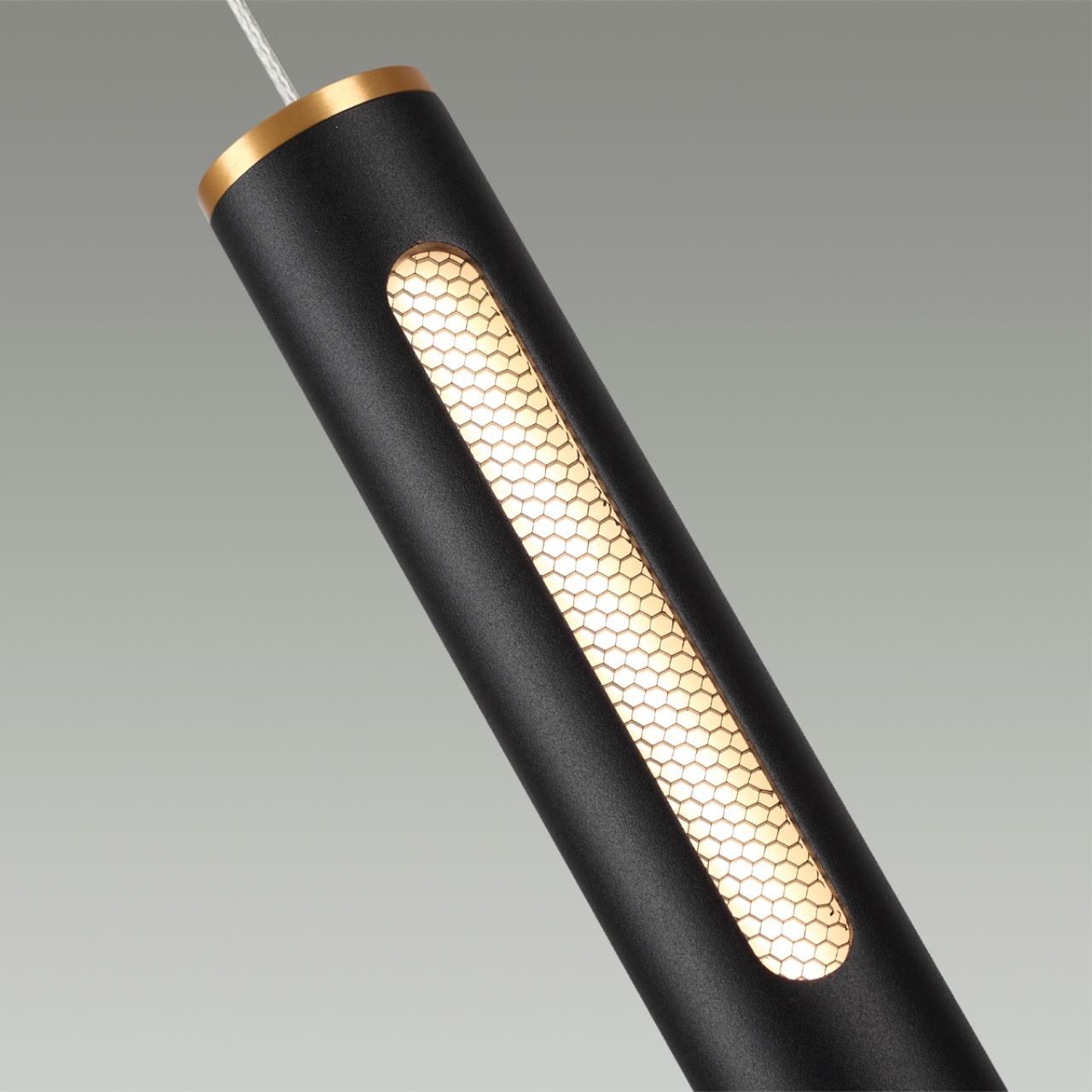 Подвесной светильник LED 9 W, 3000К Черный Odeon Light Hightech 6643/7L IP20