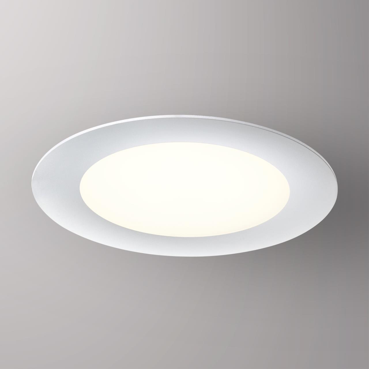 Светодиодный светильник 12 см, 15W, 3000-6000K, Novotech Lante 358952, белый