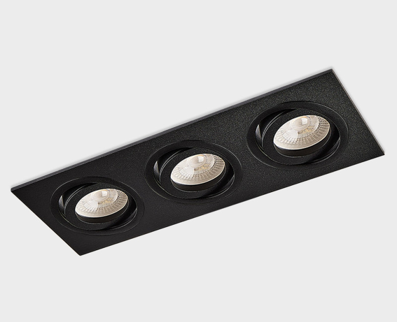 Встраиваемый светильник Megalight SAG303-4 black, черный