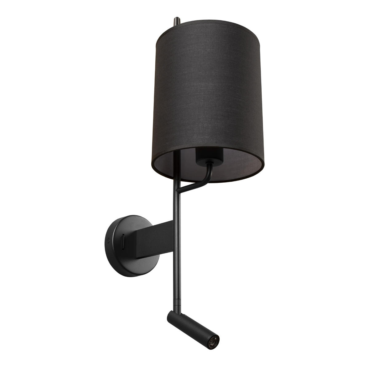 Настенный светильник 18*58 см, 2*E27+LED*1X40W + 1X3W 3200K LOFT IT Ritz 10253W/B Black черный