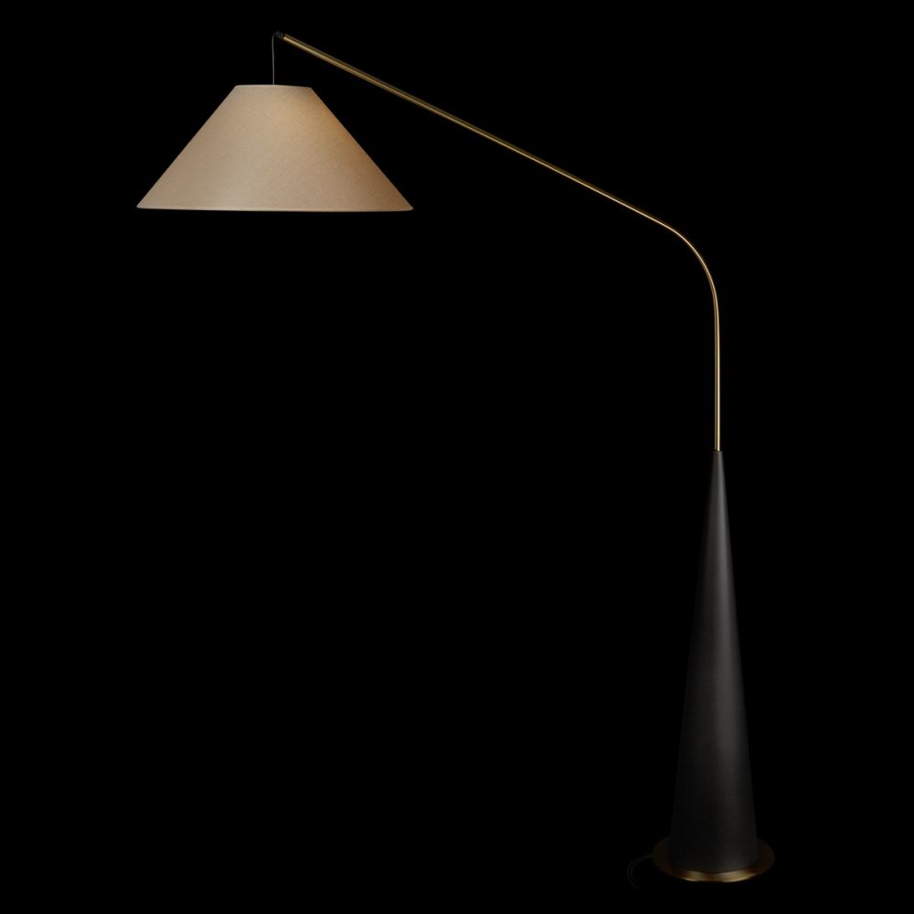 Торшер 175 см, Loft IT Bobbie 10570F Black, черный
