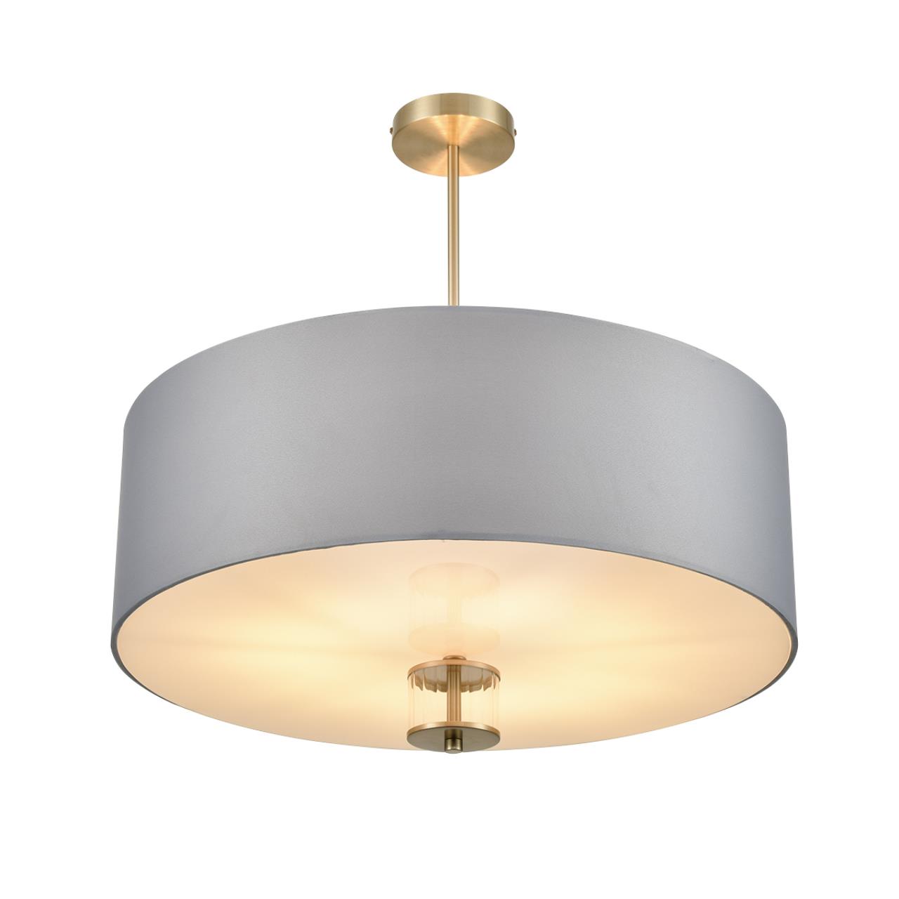 Люстра потолочная 60*60*63 см, 7*E14 Lumion Damona 8108/7C латунь титаниум