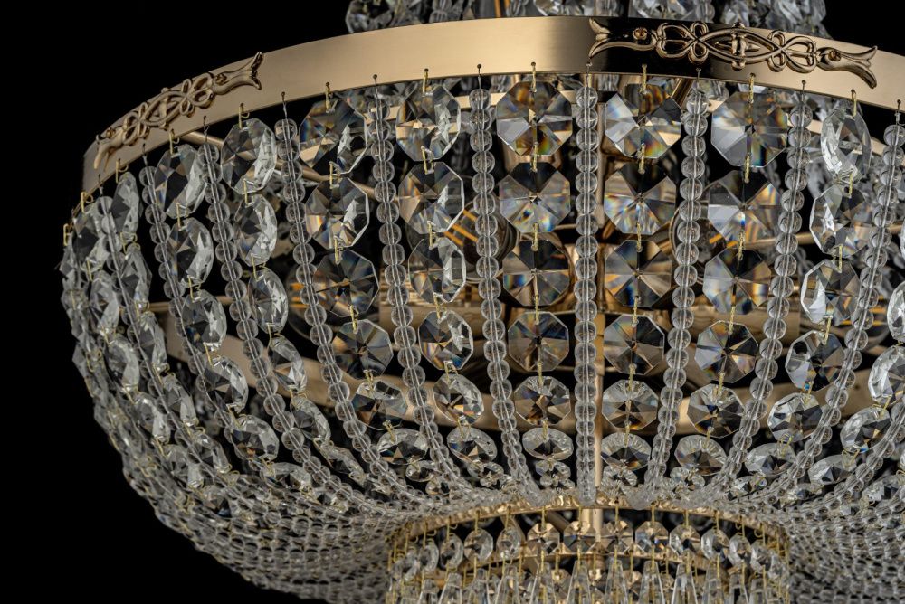 Люстра *50*80 см, 6*E27*60W, Dio D`arte Lodi Gold Lodi E 1.5.50.100 G, Золото