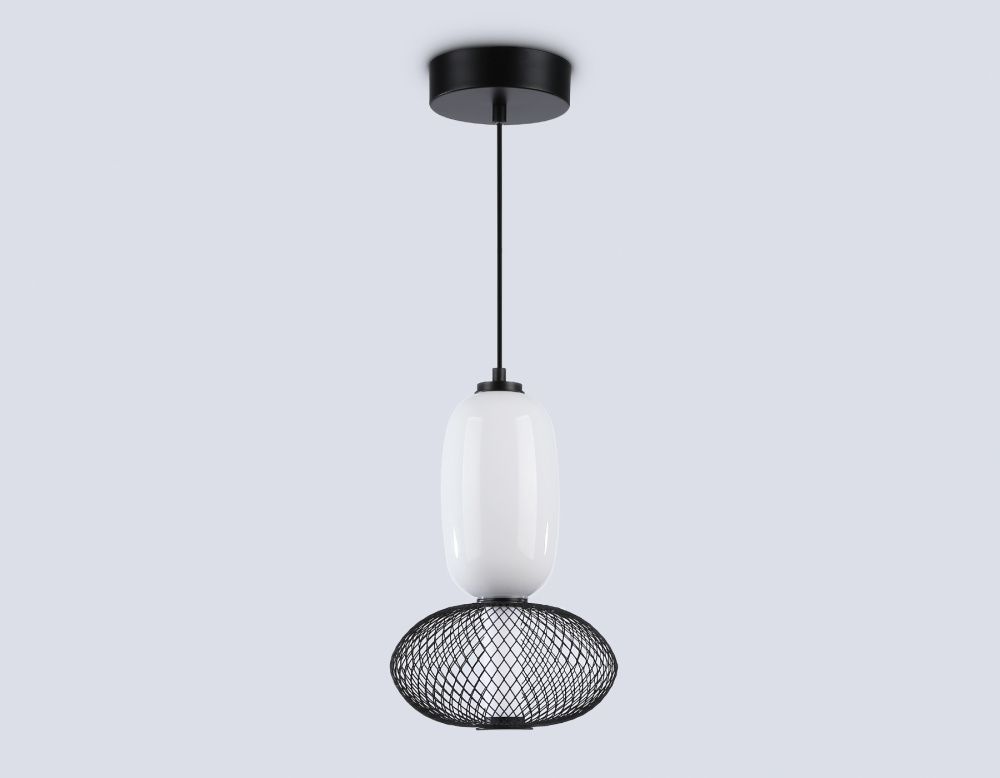 Подвесной светодиодный светильник **35- см, **W, 3000K, Ambrella Light High Light LH11007, черный