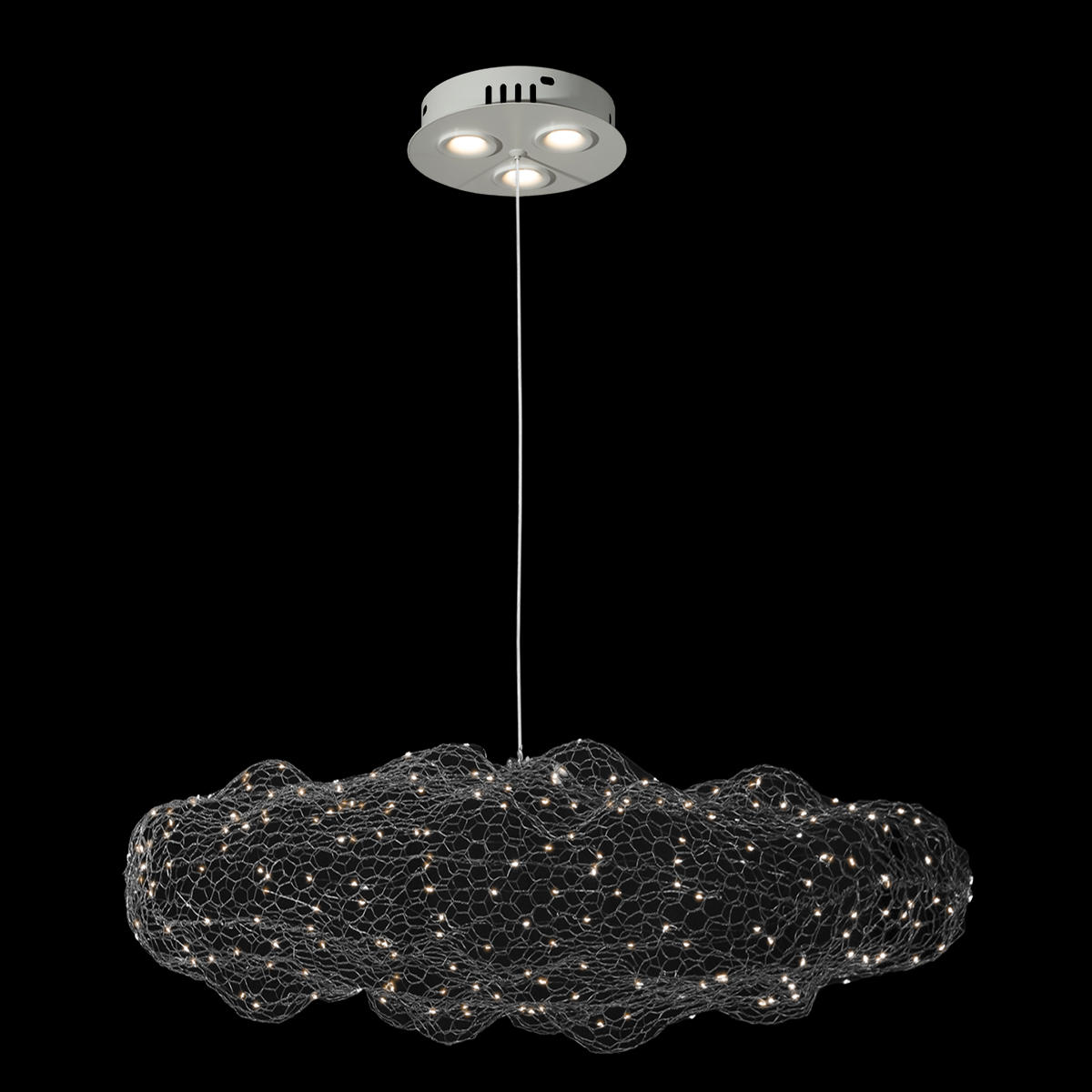 Подвесной светильник 100*52 см, LED 3000K LOFT IT Cloud 10247/1000 Silver серебро