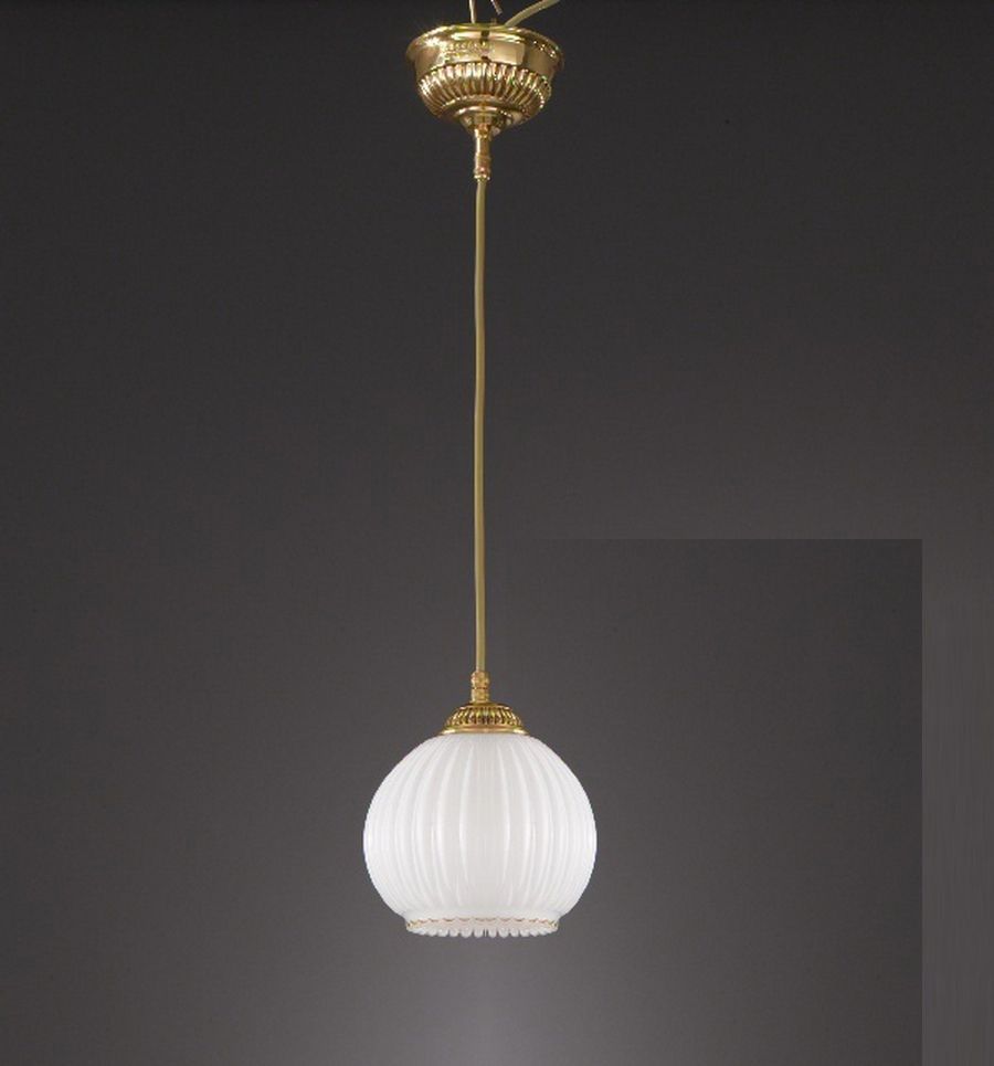 Подвесной светильник диаметр 14 см Reccagni Angelo L 8800/14 Золото
