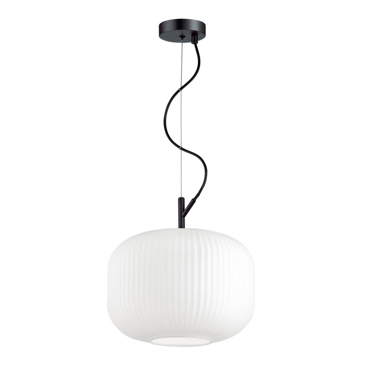 Светильник подвесной Roofi 4754/1 Odeon Light, диаметр 30 см, черный