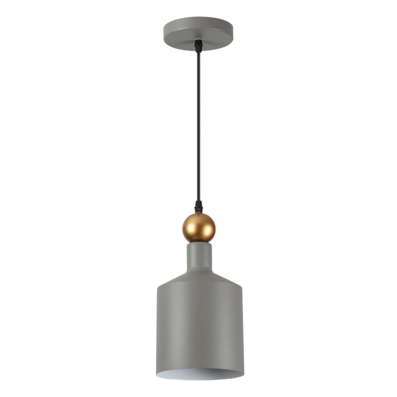 Подвесной светильник Odeon Light Bolli 4086/1 серый, диаметр 15 см