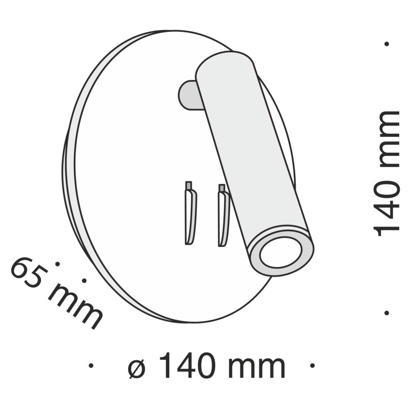 Спот Maytoni Ios C176-WL-01-6W-W, LED 9W, белый