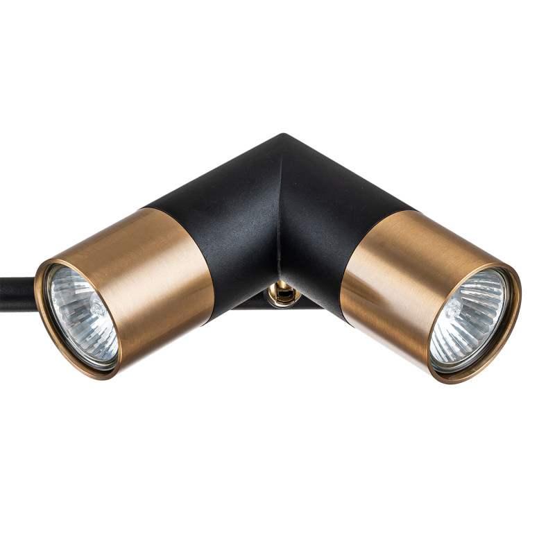 Подвесной светильник 25,5*83*114 см, 6*GU10*35W, Indigo Modern V000452, черный, 11036/6R Black