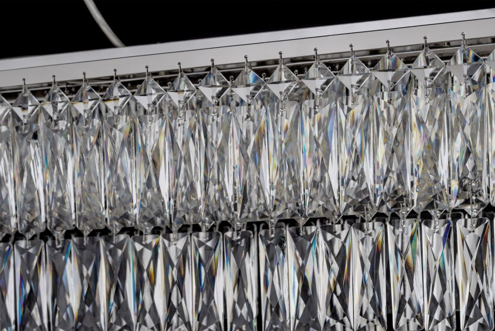 Люстра подвесная *31*22 см, 10*G9*40W, Arti Lampadari Acquaro Acquaro E 1.5.120x30.100 NP, никель