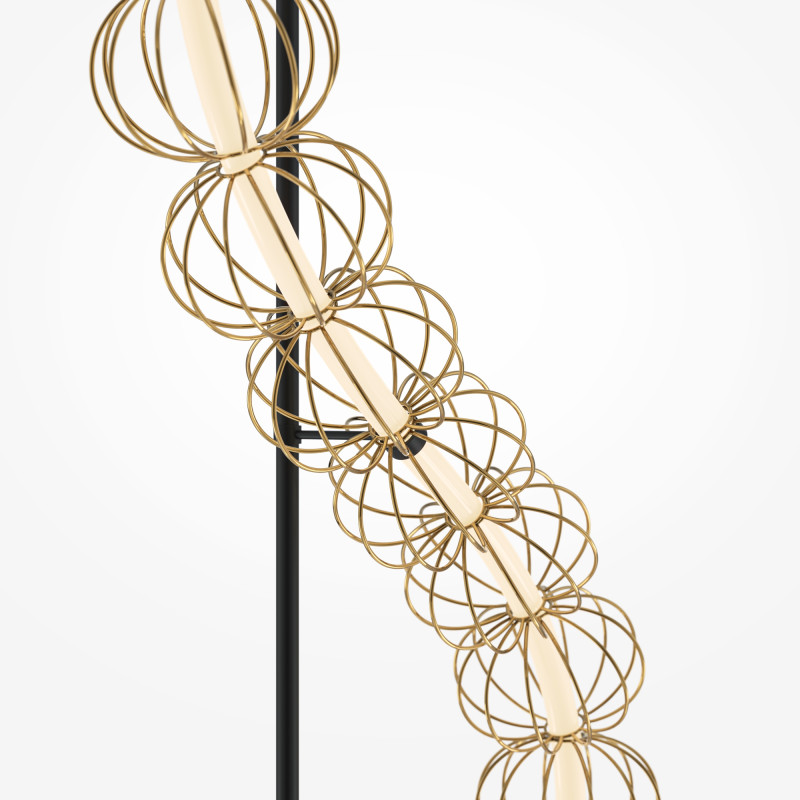 Торшер 56,9*25*154,7 см, LED*48W, 3000 К, Golden Cage MOD216FL-L38G3K Maytoni, Золото