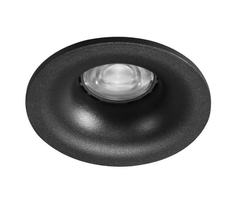 Светильник встроенный 9/7.5 см, GU10, IP20 Crystal Lux CLT 004C1 BL Черный