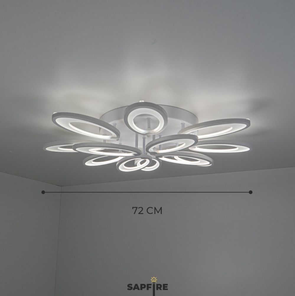 Светильник SPF-1559 WHITE/БЕЛЫЙ  LED D720/H220/12/LED/192W 2.4G SVETT 24-12
