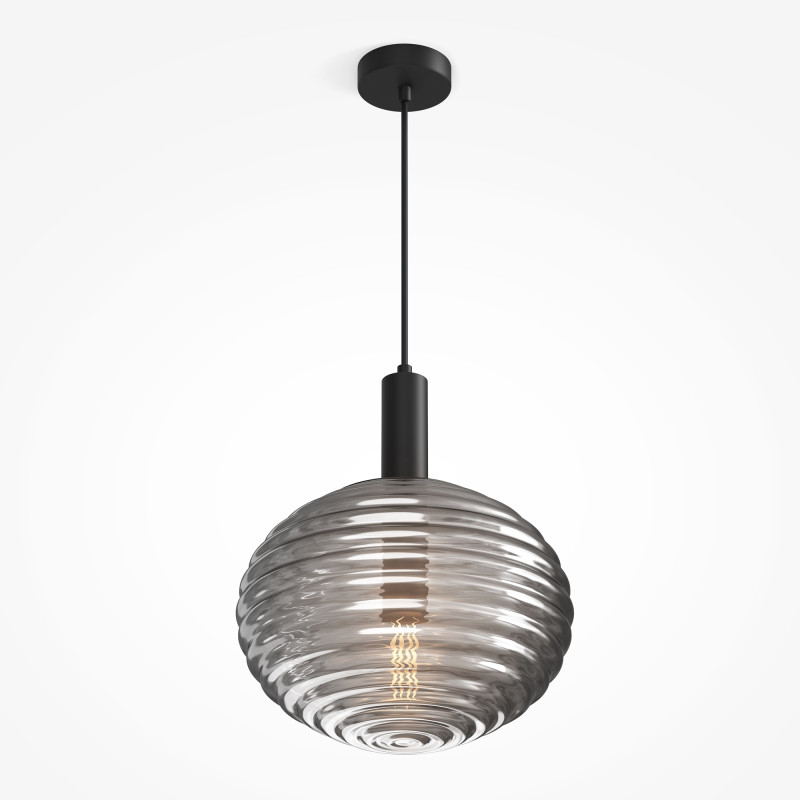 Подвесной светильник 32*32*343 см, 1*E27, 60W, Maytoni Reels MOD268PL-01B черный