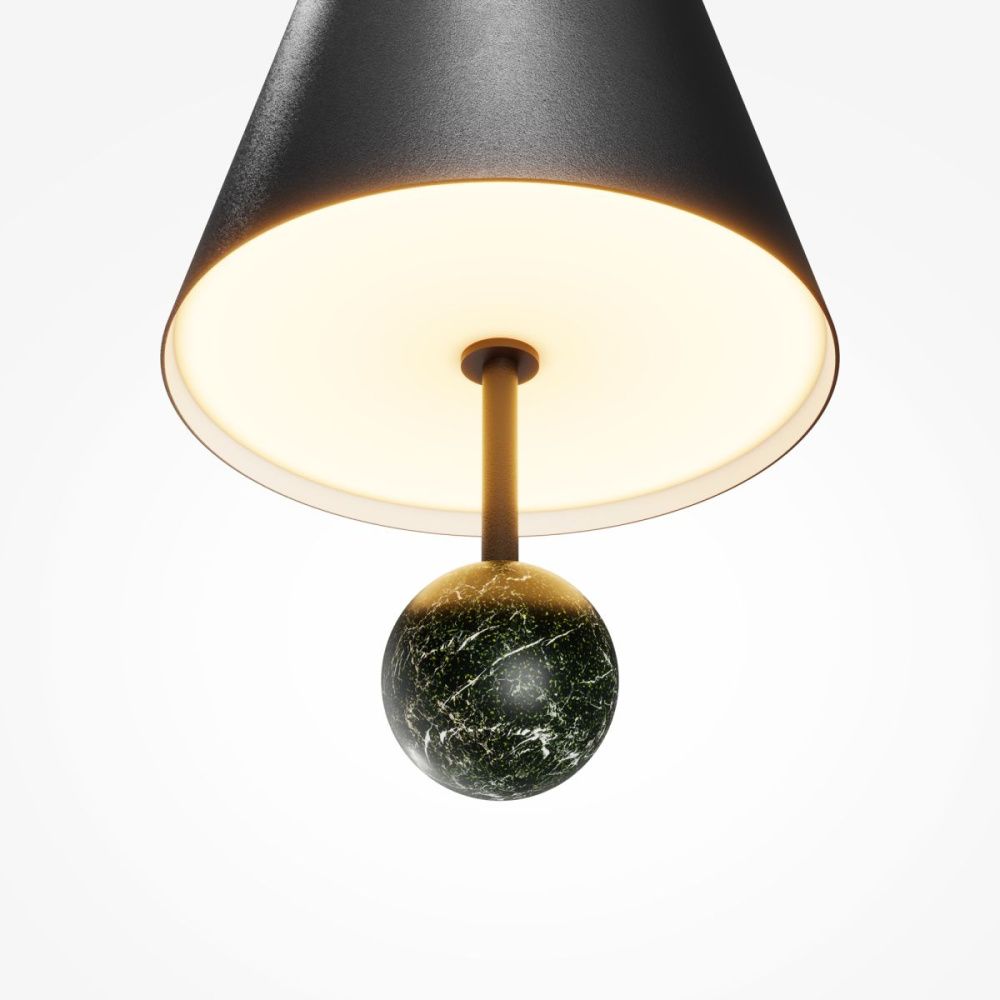 Подвесной светильник 15 см, 11W, 3000K, Maytoni Bell MOD534PL-L11B3K, черный