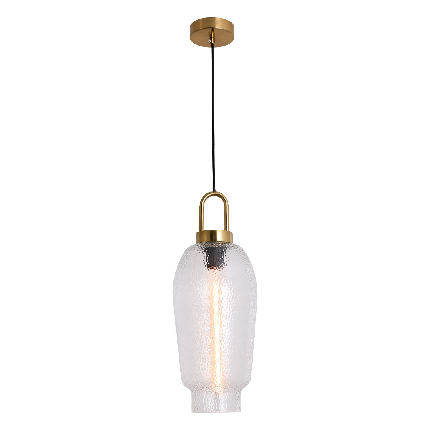 Подвесной светильник Lussole LSP-8844, 18*60 см, бронзовый