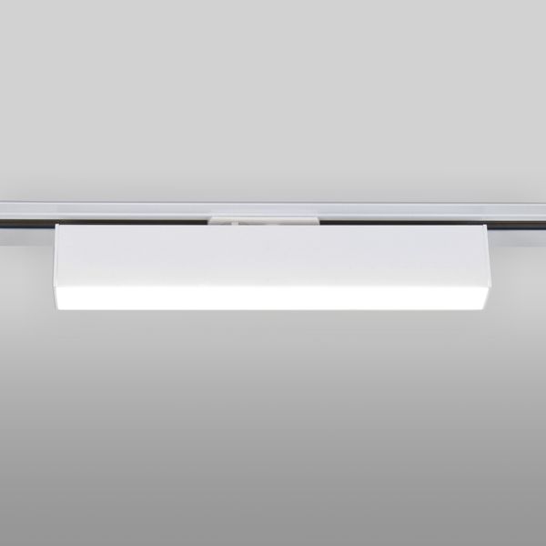 Трековый светодиодный светильник для однофазного шинопровода X-Line 10W 4200K белый матовый X-Line белый матовый 10W 4200K (LTB53) однофазный Elektrostandard