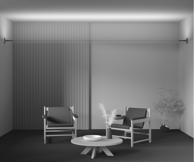 Тросовая система освещения Teras 6м LM-B-6M 3,5*13*600 см, Maytoni Led Strip черный