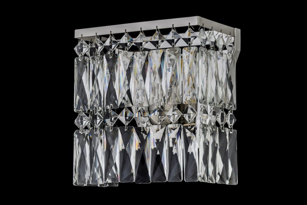 Бра *11,5*20 см, 2*E27*60W, Arti Lampadari Acquaro Acquaro E 2.20.100 NP, никель