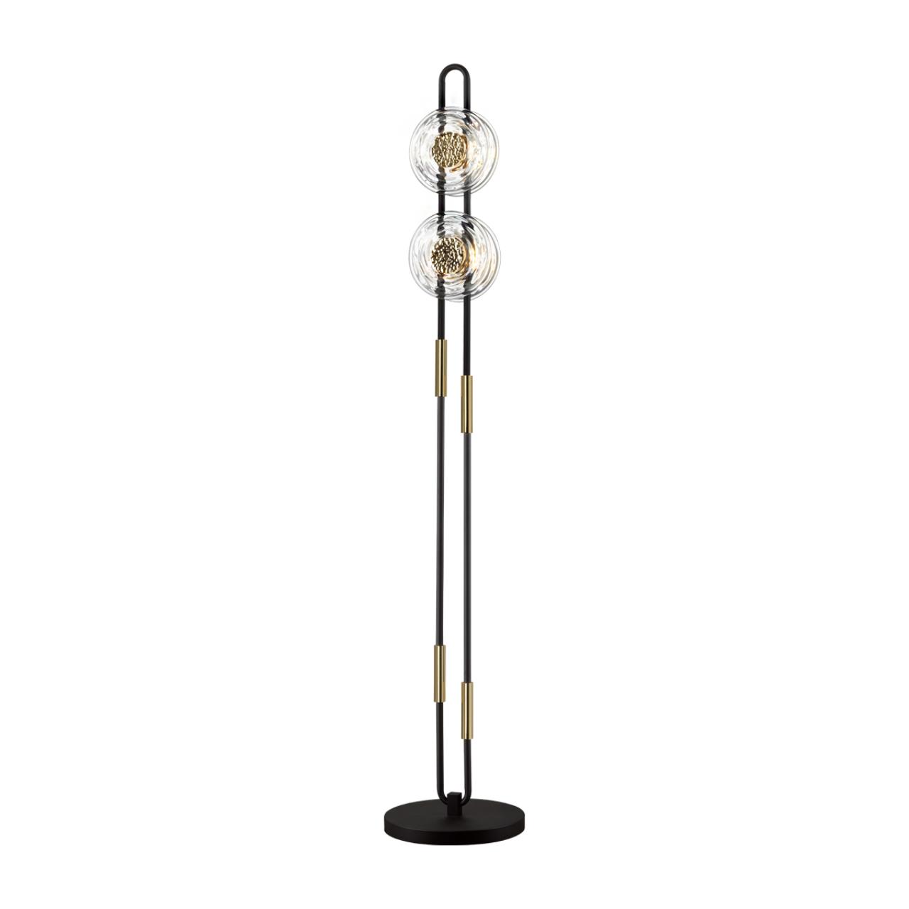 Торшер 30*30*162 см, 1*LED*23W Odeon Light Magnet 5407/23FL черный