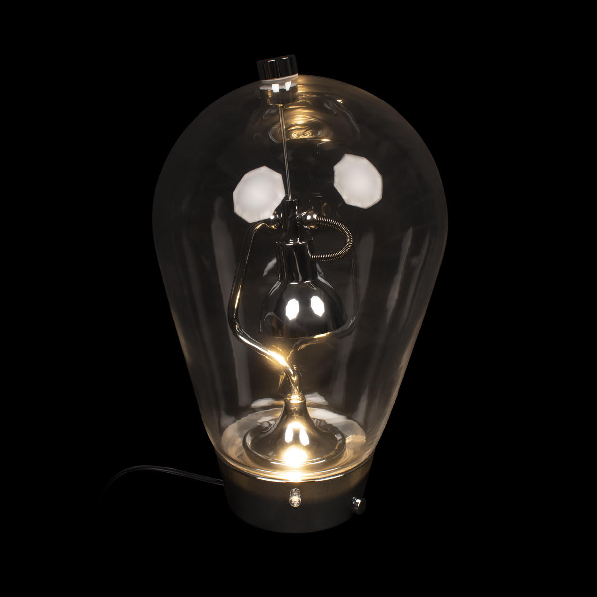Настольная лампа 18*25 см, 1*LED*5W 3000К LOFT IT Bombilla 10295 хром