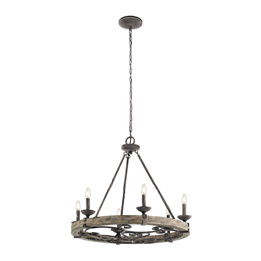 Люстра 46*72*71-253 см, E14*60W, Natural Concepts Kichler Taulbee GN-LEMURIA-TL, черный