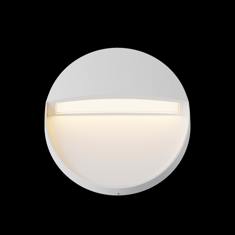 Подсветка для лестниц  12*2,2 см, LED 3W, 3000К, Белый Maytoni Mane O046SL-L3W3K
