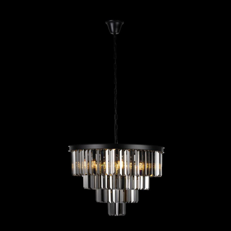 Подвесная люстра Loft IT Prism 10018/600C, диаметр 60 см, черный