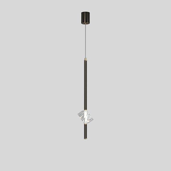 Подвесной светильник PARDIS A Black 10*10*65 см, 1*LED*6W, 3000K, ImperiumLoft pardis01, Чёрный