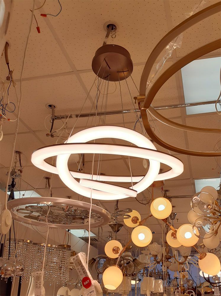 Светильник 65 см, 104W, 3000-4200K с пультом Citilux Электрон CL710A105S, венге