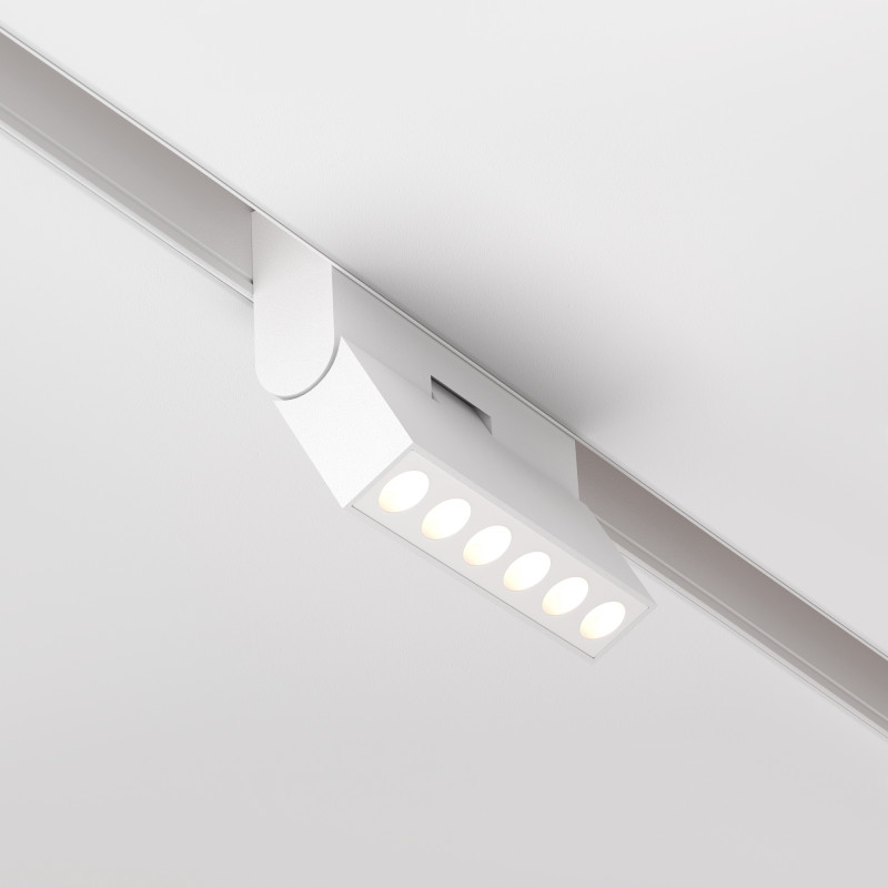 Трековый светильник 12 см*6W*4000К  Maytoni Technical Points Exility LED, Белый TR033-2-6W4K-W