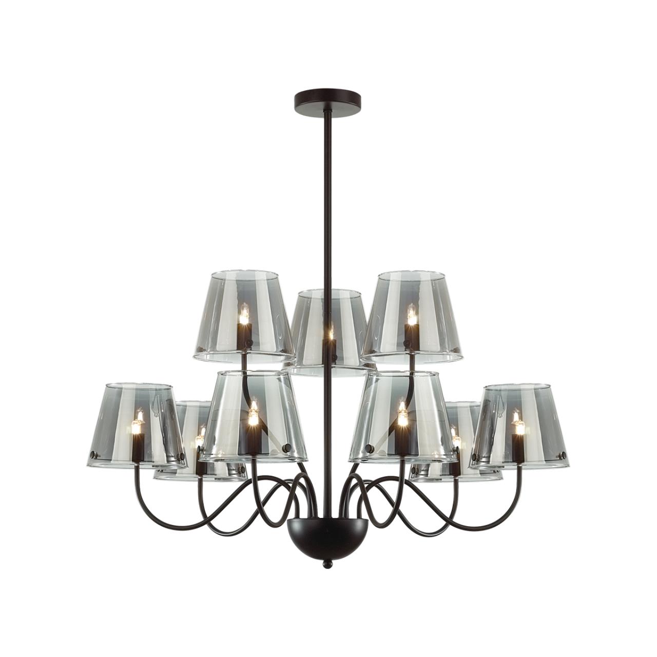 Люстра потолочная 72*70 см, 1*G9*20W Lumion Smoky 6570/9C черный