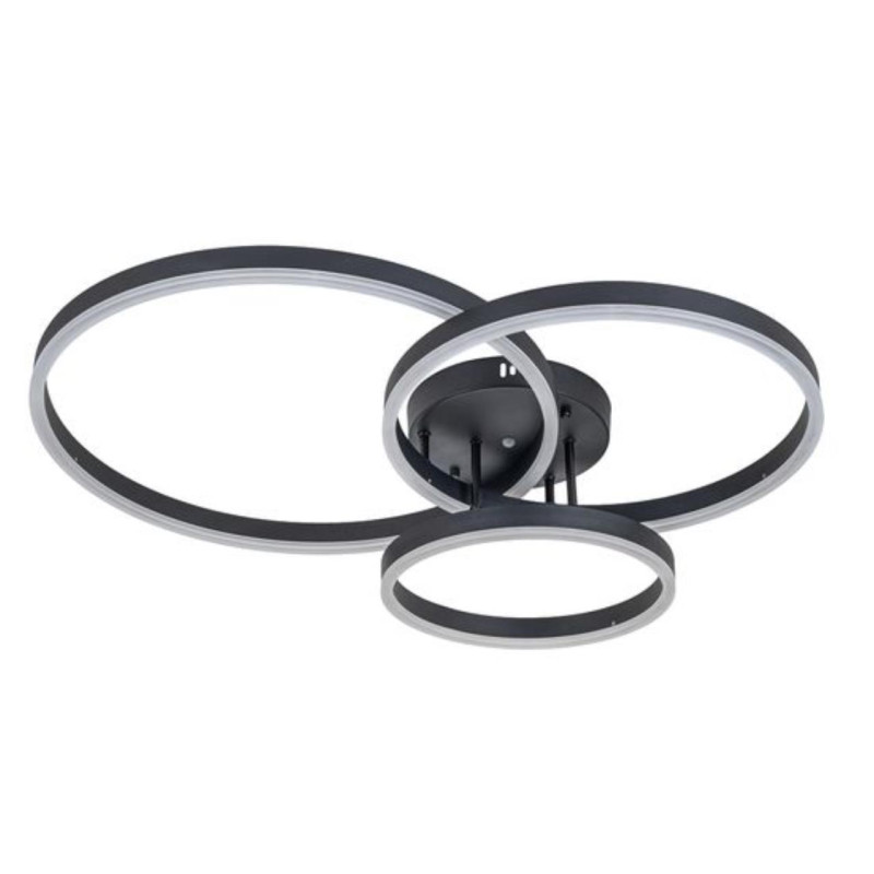 Люстра 70*13 см, 1 LED*85W, 3000-6500 К, Arte Lamp Sierra A2426PL-3BK, Черный