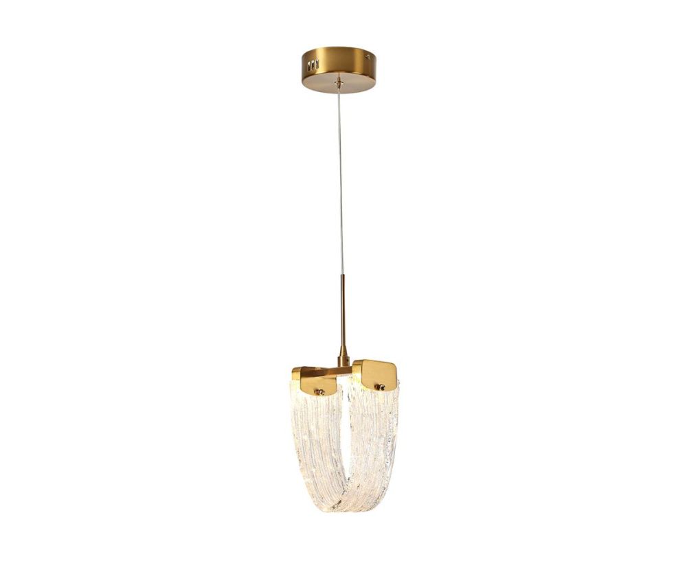 Подвесной светильник 12 см, 5W, 3000K, Kink Light Иста 08065-1A,36, латунь
