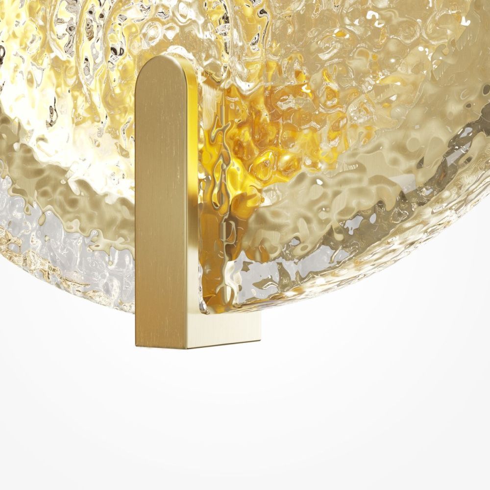 Настенный светильник 17 см, 5W, 3000K, Maytoni Regatta MOD481WL-L5BS3K, латунь