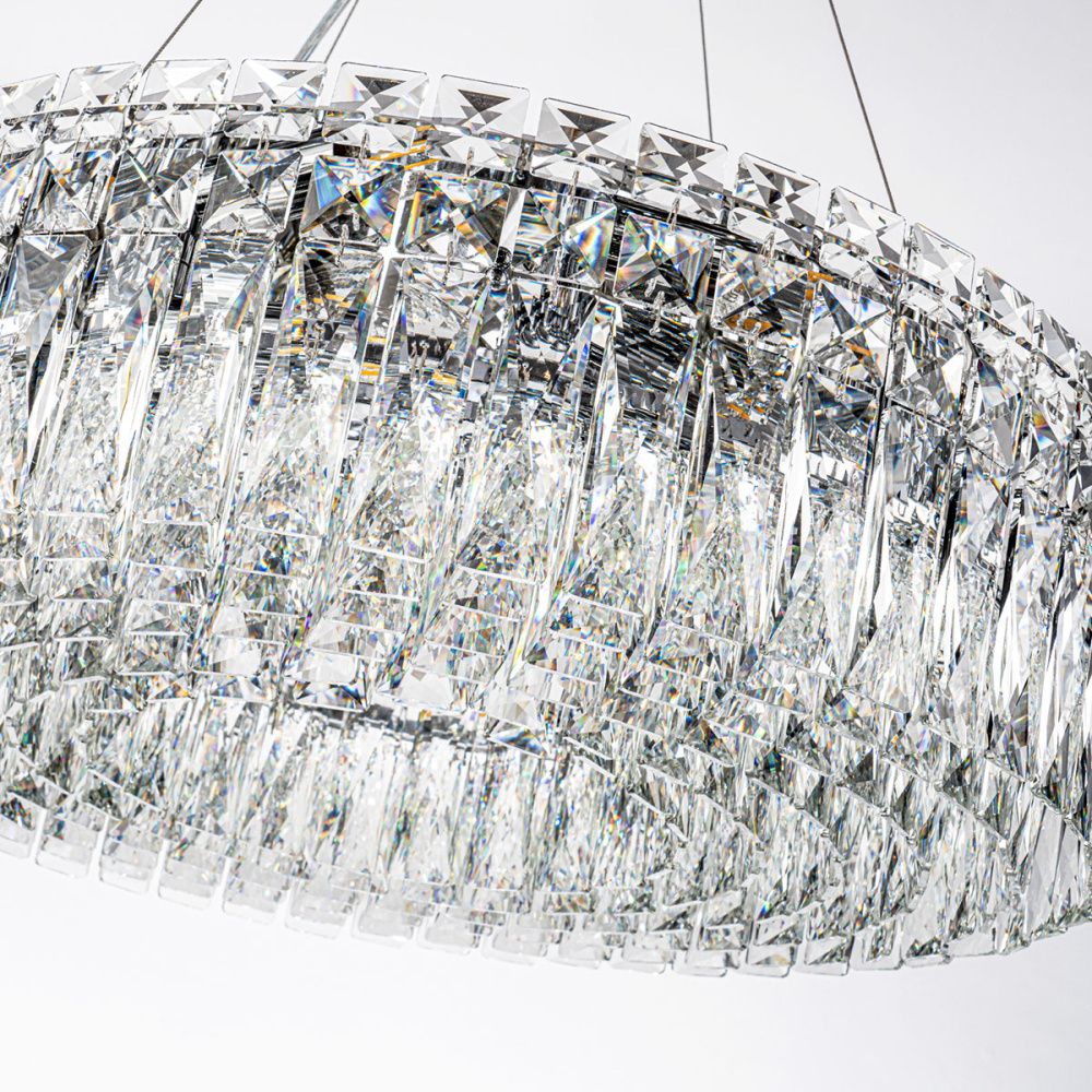 Подвесная люстра 60*126 см, Е14*8*40W, 18 м2 MODELUX ML.7084.600 CR хром