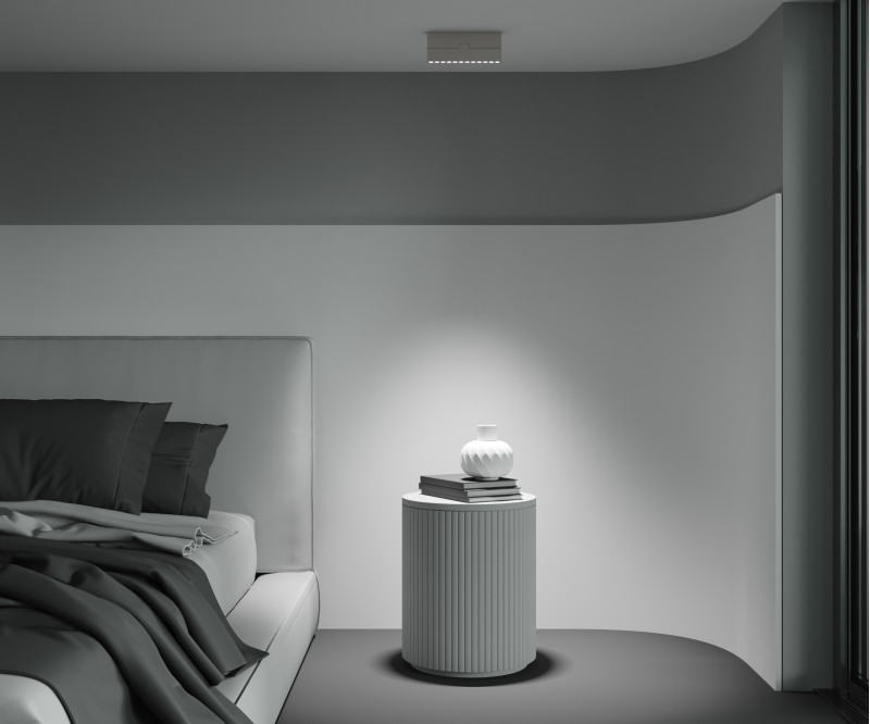 Накладной светильник 22*2,3*8,8 см, LED, 12W, 3000К, Maytoni Technical Points Rot C136CL-12W3K-W белый