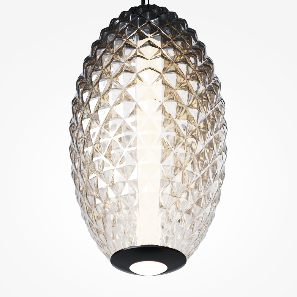 Подвесной светильник 47*46-337 см, *LED*14W, 3000K, Maytoni Bruma MOD397PL-L14B3K, Черный