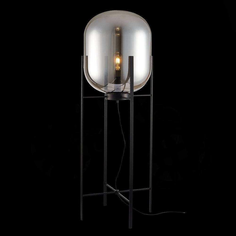 Торшер 1*E27*40W, St Luce Burasca SL1050.725.01, черный