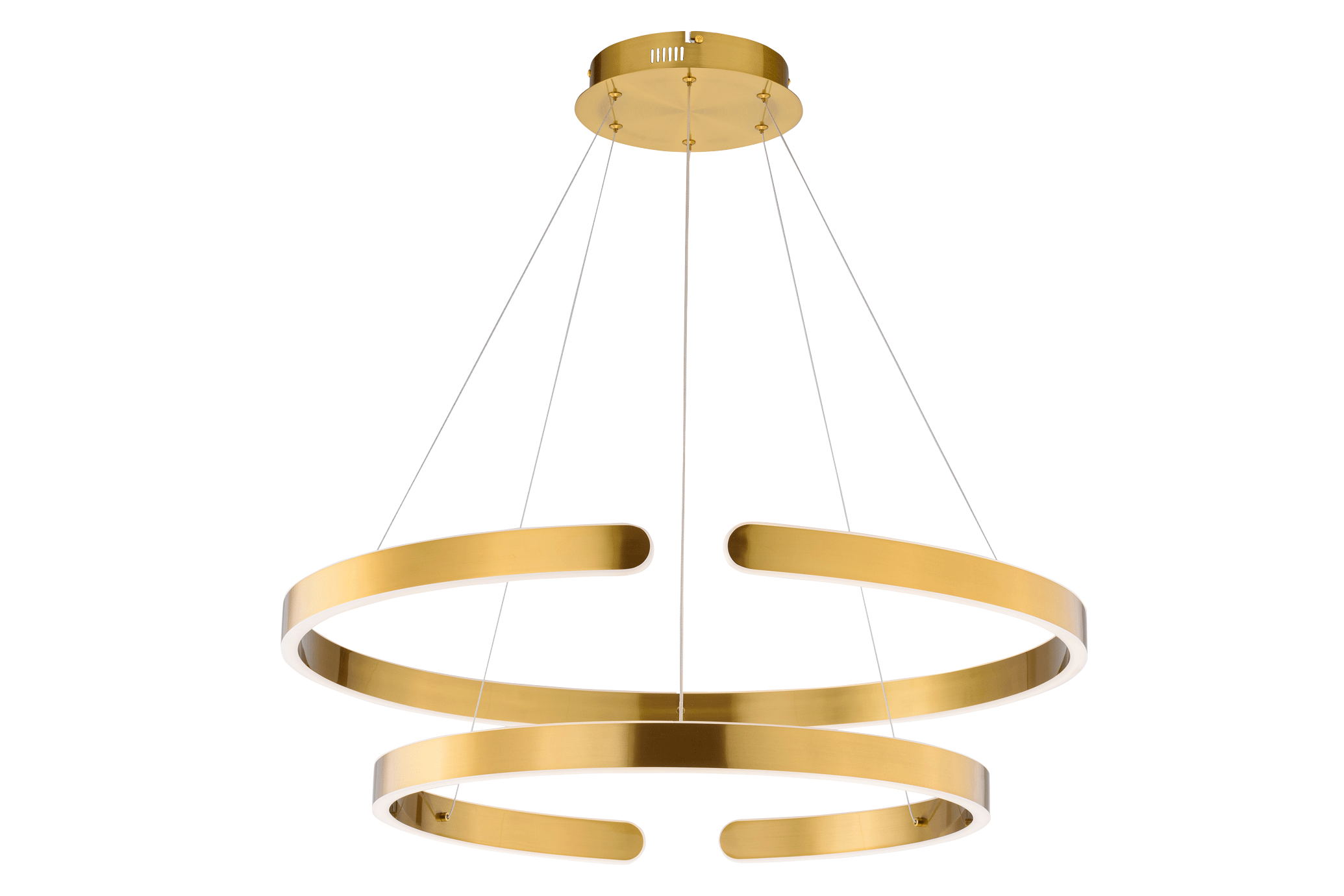 Люстра 600*800*1200, LED, 100W 4000K NewRgy LED 3003-DWS-60+80 BRASS, Бронза