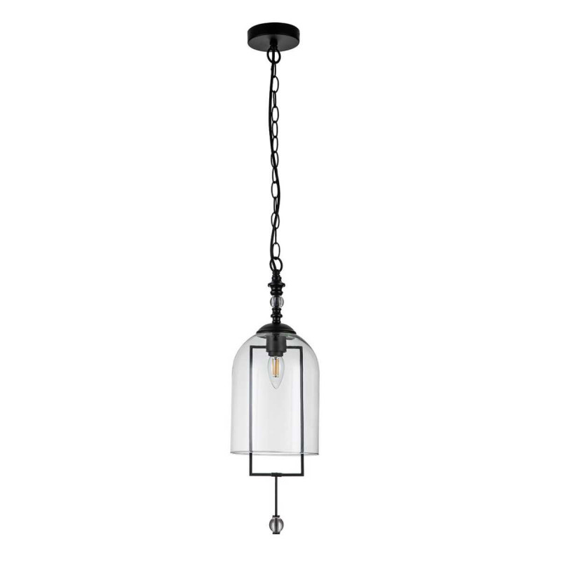 Подвесной светильник 180*180*470/1300 мм, 1*E14 черный Indigo Alta V000393, 11034/1P Black