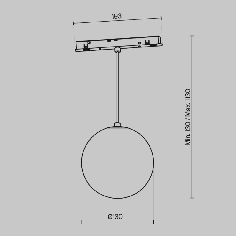 Светильник 13 см, 5W, 3000-6000K, Maytoni Luna TR039-4-5W3K-WW-DS-W, белый, 360°, Dim